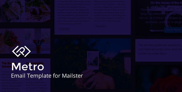 Download Metro – Email Template for Mailster Nulled 