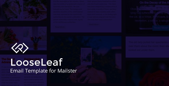 Download LooseLeaf – Email Template for Mailster Nulled 