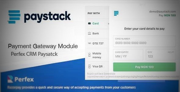 Download Paystack Payment Gateway for Perfex CRM Nulled 