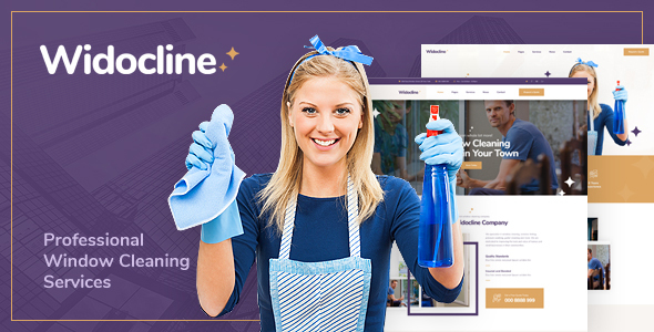 Download Widocline – Professional Window Cleaning Services PSD Template Nulled 