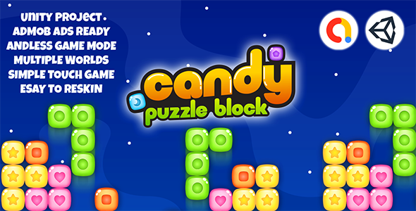 Download Candy Block Puzzle – Template Game Unity Nulled 