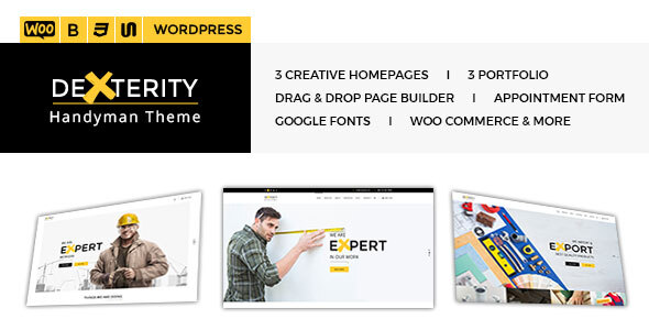 Download Dexterity – WordPress Theme for Construction Business Nulled 