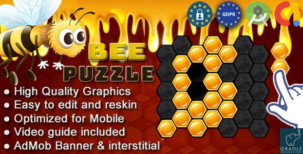 Download BEE PUZZLE (Admob + GDPR + Android Studio) Nulled 