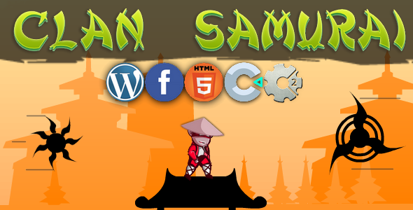 Download Clan Samurai – Clicker, html5, wordpress Nulled 