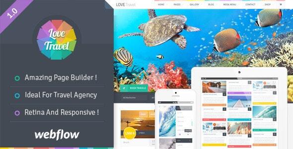 Download Love Travel – Webflow Nulled 