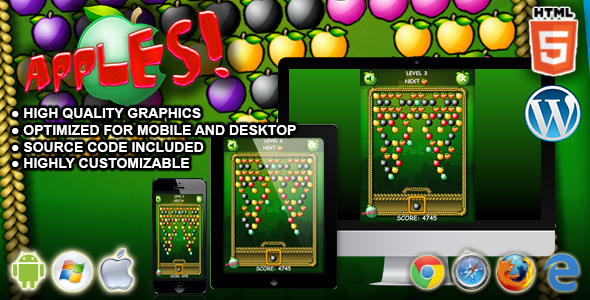 Download Apples – HTML5 Game Nulled 