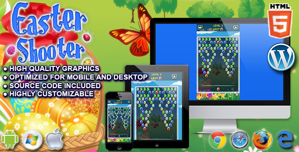 Download Easter Shooter – HTML5 Game Nulled 