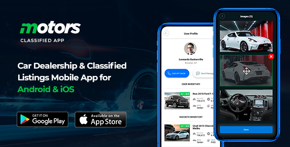 Download Motors – Car Dealership & Classified Listings Mobile App for Android & iOS Nulled 