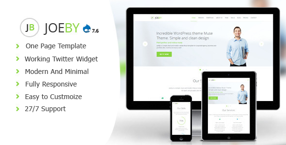 Download JoeBy Clean Business Drupal 7 Theme Nulled 