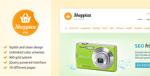 Download Shoppica – Premium HTML E-commerce Theme Nulled 