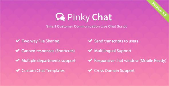 Download Pinky Chat – Live Chat Support App Nulled 