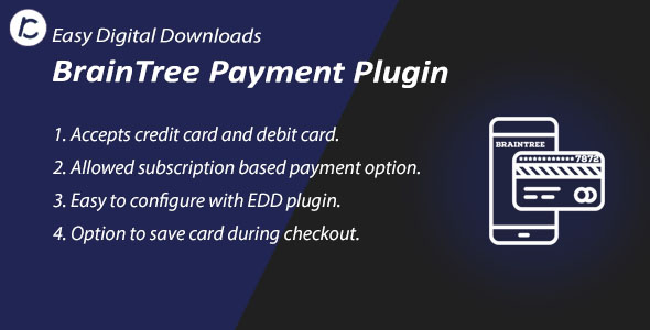 Download EDD Braintree Payment Gateway Nulled 