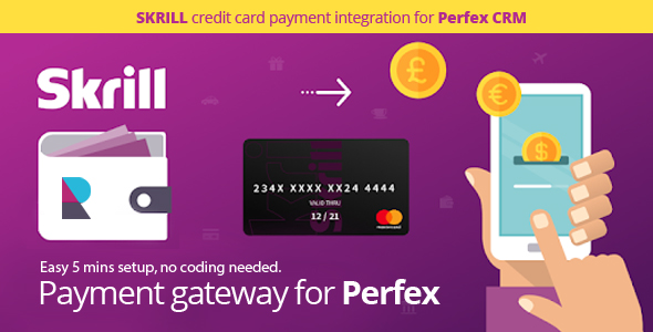 Download Skrill Payment Gateway for Perfex Nulled 