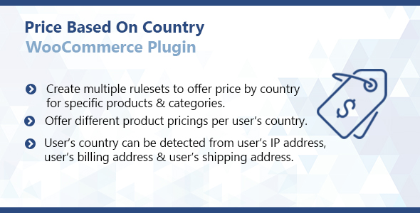 Download WooCommerce Price Based On Country Plugin Nulled 