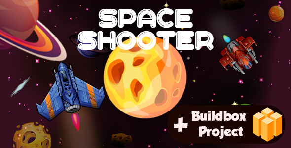 Download Space Shooter : android game with Project BUILDBOX-easy to reskin Nulled 