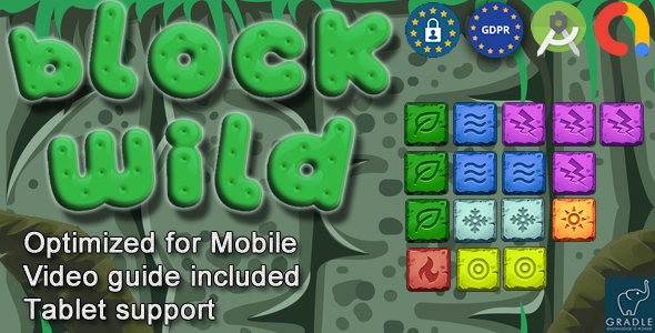 Download Block Puzzle Wild (Admob + GDPR + Android Studio) Nulled 