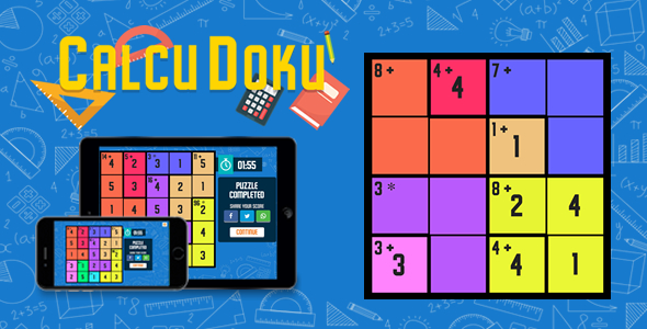 Download CalcuDoku – HTML5 Game Nulled 