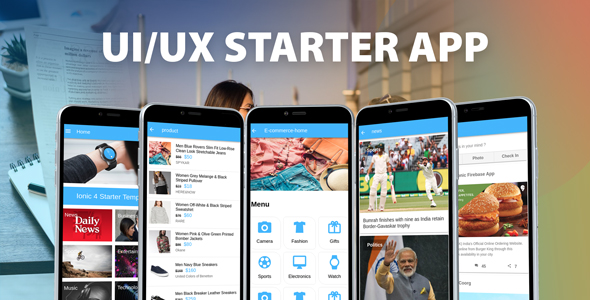 Download Ionic 4 UI/UX Theme/Template Nulled 
