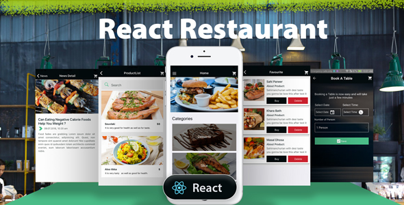 Download React Native Restaurant Mobile App Nulled 