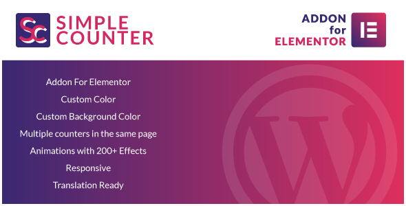 Download Simple Counter for Elementor WordPress Plugin Nulled 