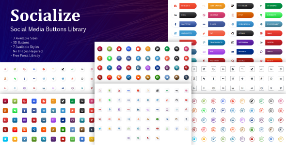 Download Socialize | Social Media Buttons Nulled 