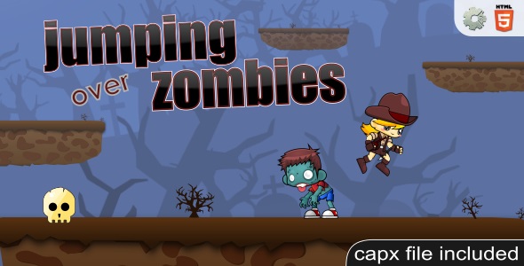 Download Jumping over zombies – HTML5 Casual Game Nulled 