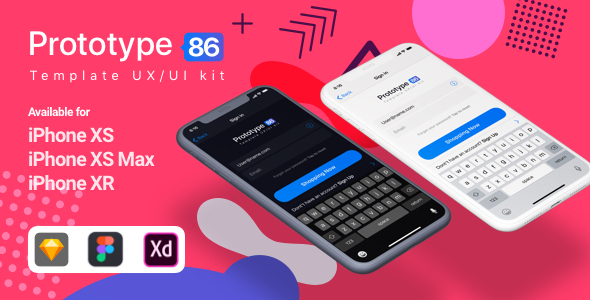Download Prototype 86 Template UX/UI Kit Nulled 