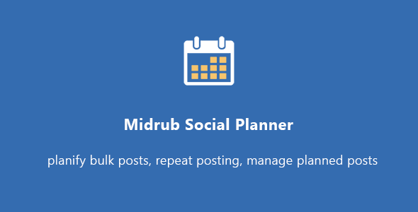 Download Midrub Social Planner – planify your social life Nulled 