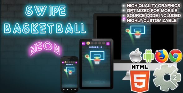 Download Basket Swipe Neon  ( CAPX + HTML5) Nulled 