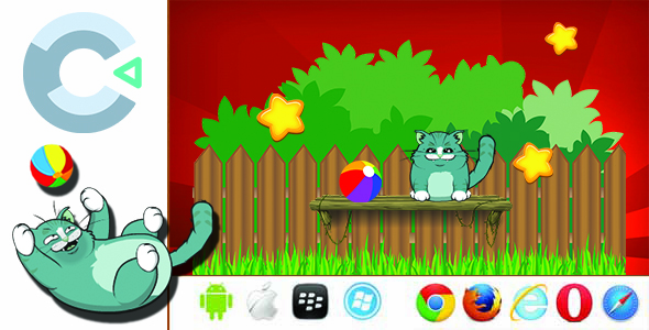 Download Play With Kitty – HTML5 Game + Mobile Version + ADMOB (Construct 3 / C3P) Nulled 