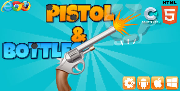 Download Pistol & Bottles – HTML5 Game (capx) Nulled 