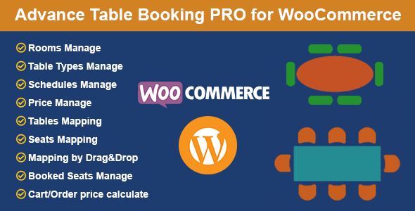 Download Restaurant Reservation – Table Booking with Seat Reservation for WooCommerce Nulled 
