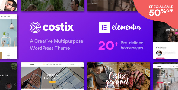 Download Costix – All-in-One Elementor WordPress Theme Nulled 