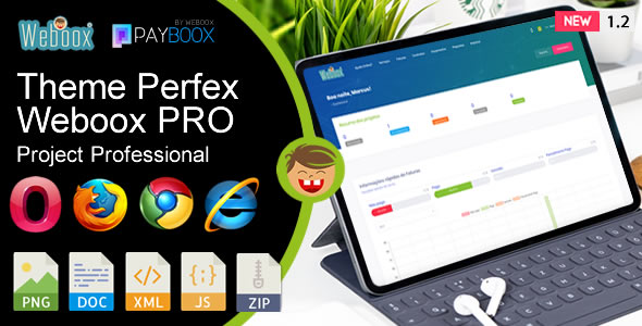 Download Weboox PRO theme for Perfex CRM Nulled 
