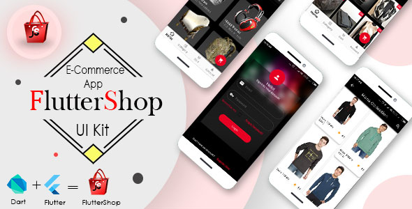 Download FlutterShop E-Commerce App UI Kit Nulled 