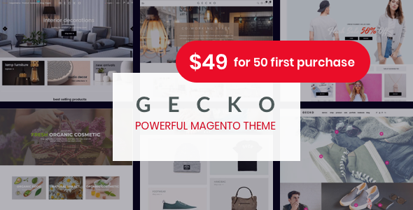 Download Gecko – Responsive Magento 2 Theme | RTL supported Nulled 