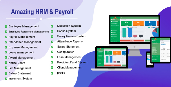 Download Amazing HRM & Payroll Nulled 