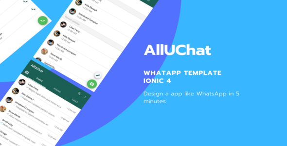 Download AllUChat Ionic 4 Whatsapp Template Nulled 