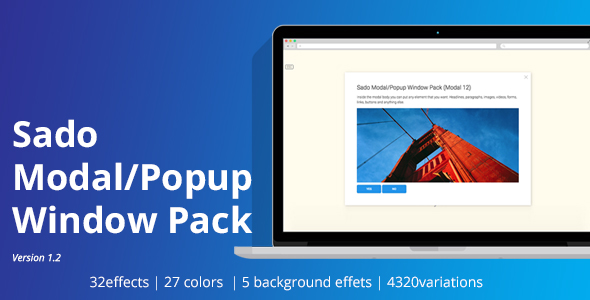 Download Sado Modal / Pop up Window Pack Nulled 