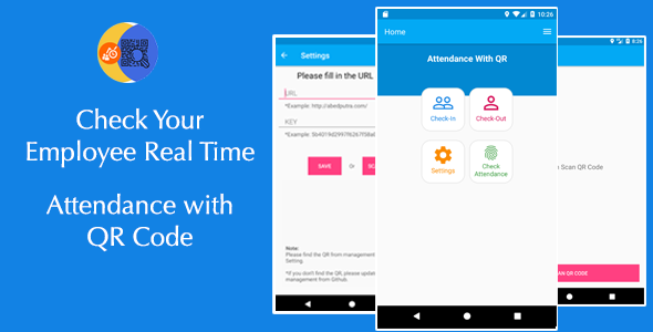 Download Attendance with QR code – Android + System Management Nulled 