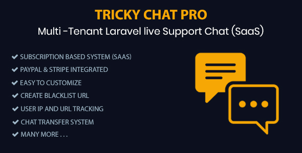 Download Tricky Chat Pro – Multi Tenant Live Support Chat (SaaS) Nulled 