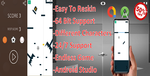 Download Ball Adventure(android studio+Admob) Nulled 