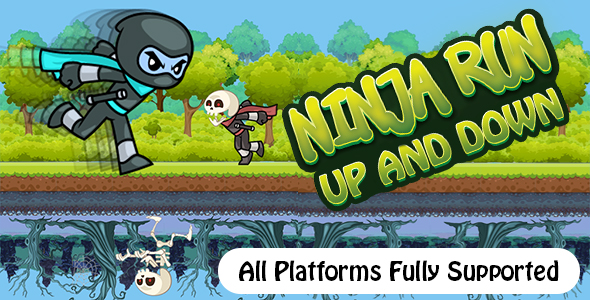 Download Ninja Run Up and Down Game Nulled 