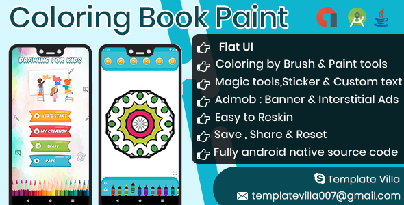 Download Coloring Book Paint With Admob ready for publish Nulled 