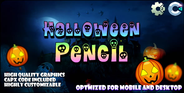 Download Halloween Pencil (C2,C3,HTML5) Game. Nulled 