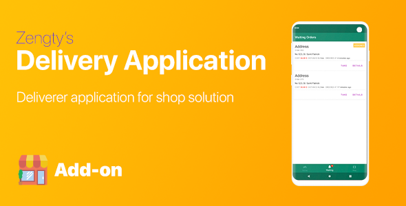 Download Goods Ordering – Deliverer Android Application Nulled 
