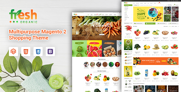 Download Fresh – Multipurpose Responsive Magento 2 Theme Nulled 