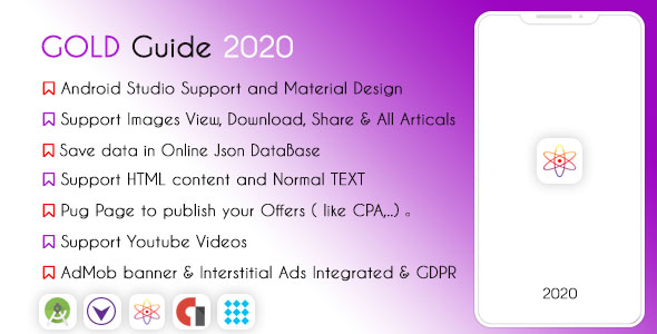 Download Gold Guide 2020 – High Features & AdMob Nulled 