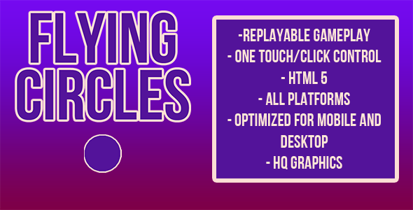 Download Flying Circles | HTML5 Game (capx) Nulled 