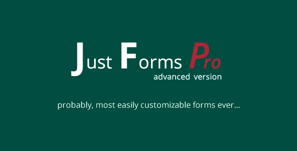 Download Just Forms Pro Advanced Nulled 
